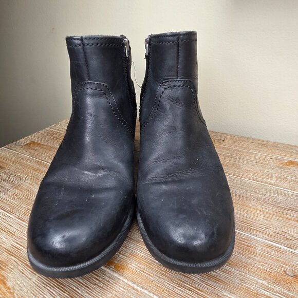 Teva Women's Foxy Ankle Boots Booties Size 9 Black Zip Up 1012462 Moto Minimalis - Picture 4 of 11